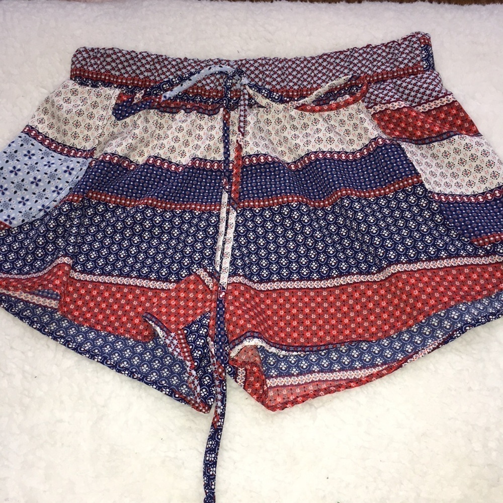 Lovely day Aztec shorts lounge/bed/everyday shorts bandanna western flowy small‌ - Picture 4 of 7